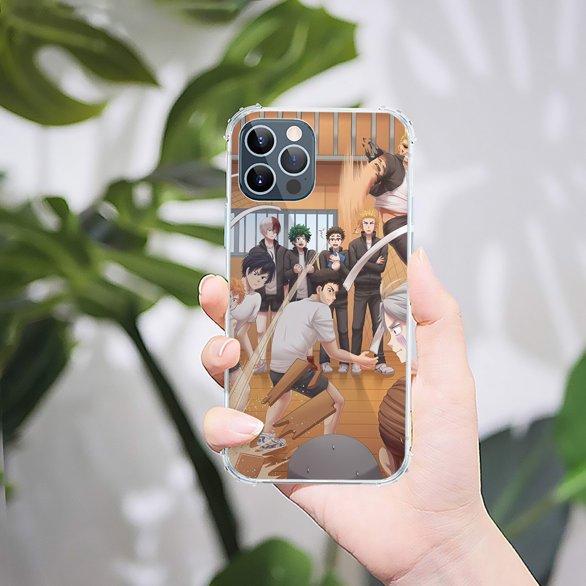 （画像用） ハイキュー!! Haikyu!! 【iPhone 12シリーズ対応】透明スマホケース（クリアソフトケース）